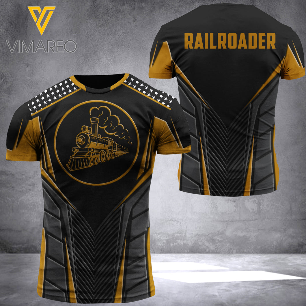MTP RAILROADER CAMO T SHIRT 3D PRINTED 521