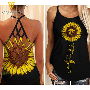 Rad Tech Criss-Cross Open Back Camisole Tank Top SMEQS