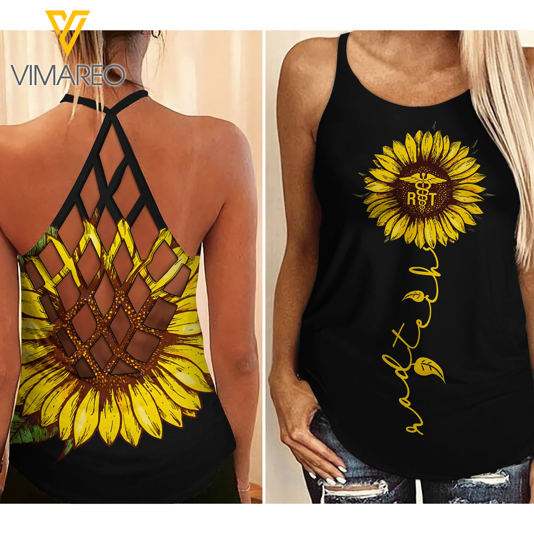 Rad Tech Criss-Cross Open Back Camisole Tank Top SMEQS