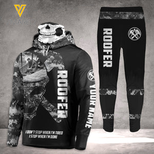 PERSONALIZED ROOFER MASK HOODIE COMBO 3D PRINTED LC