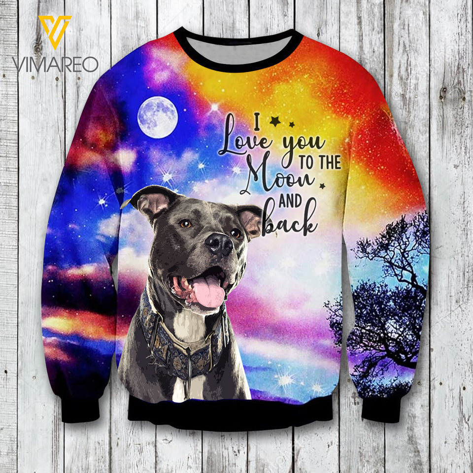 VMMH PITBULL DOG SWEATSHIRT 3D PRINTED MAR-MA05