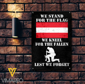 Austrian Soldier Printed Metal Sign JUE-MD29