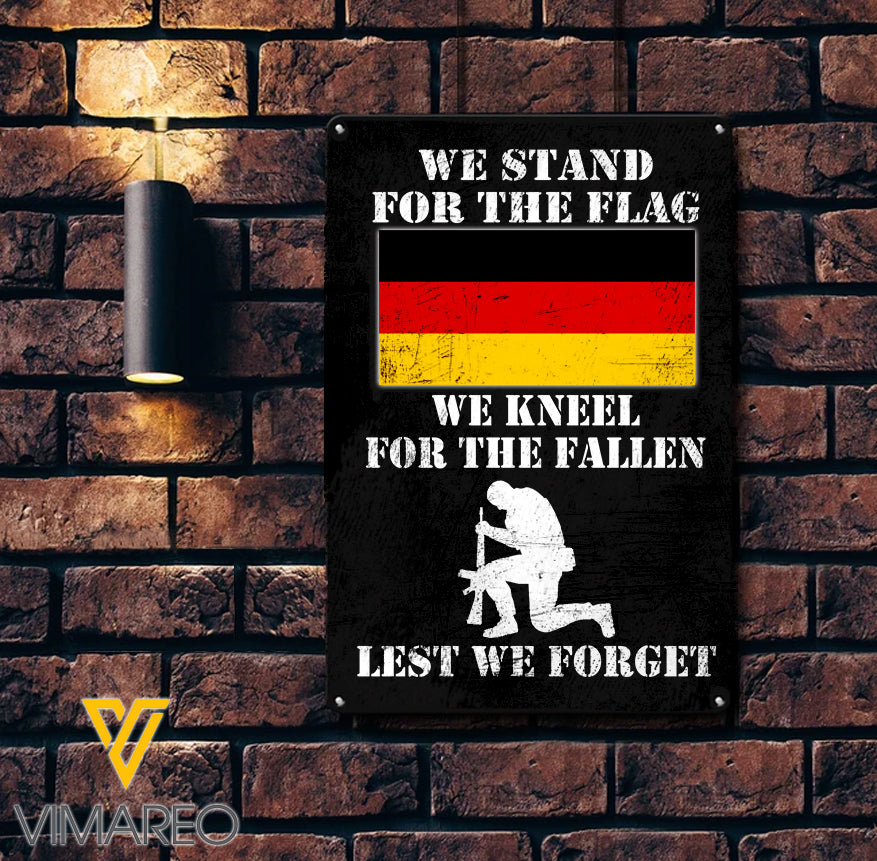 German Soldier Printed Metal Sign JUE-MD29