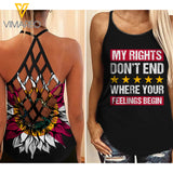 PHN Florida Criss-Cross Open Back Camisole Tank Top MAR-MA24