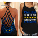 PHN Indiana Girl Criss-Cross Open Back Camisole Tank Top Legging MAR-MA25