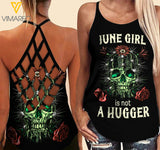 June Girl Criss-Cross Open Back Camisole Tank Top MAR-MA17