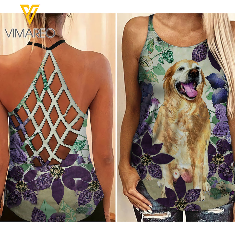 Labrador Criss-Cross Open Back Camisole Tank Top