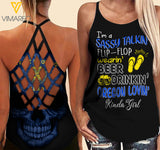 Oregon lovein' Kinda girl-Criss-Cross Open Back Camisole Tank Top