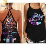 JUST WAVE CRISS-CROSS TANK TOP JEEP GIRL