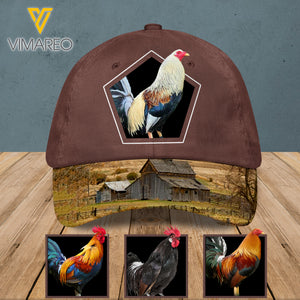 CUSTOMIZED ROOSTER PEAKED CAP TNMQ
