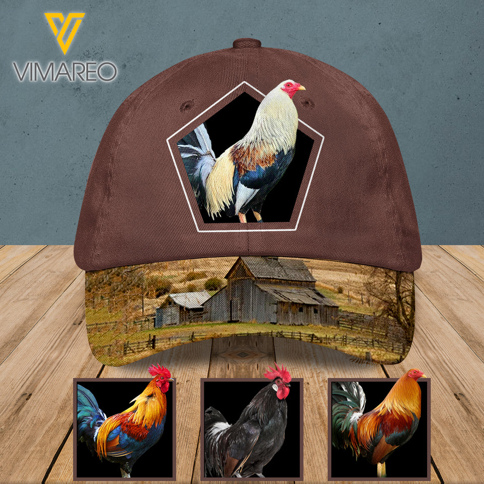 CUSTOMIZED ROOSTER PEAKED CAP TNMQ