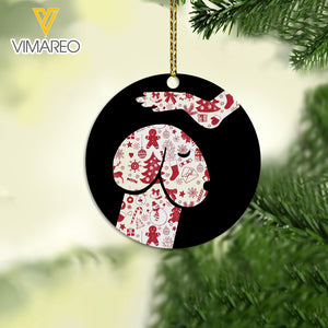 DOG CHRISTMAS HANGING ORNAMENT