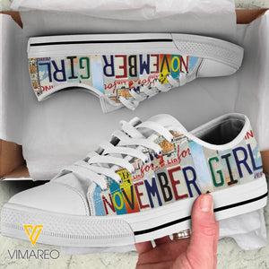 NOVEMBER GIRL LOW TOP SHOES TNMQ0709