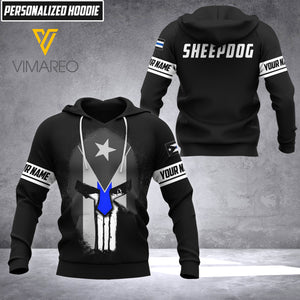 Puerto Rico Sheepdog Soldier Customized 3D Printed Shirt SPT