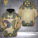April girl-They whispered to her... HOODIE 3D PRINTED NQA