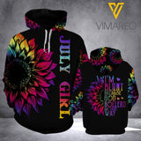 July girl- I am Blunt... HOODIE 3D PRINTED VMQT