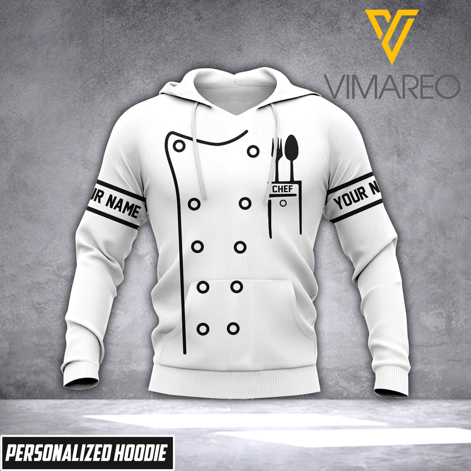 CHEF HOODIE 3D PRINTED NQA