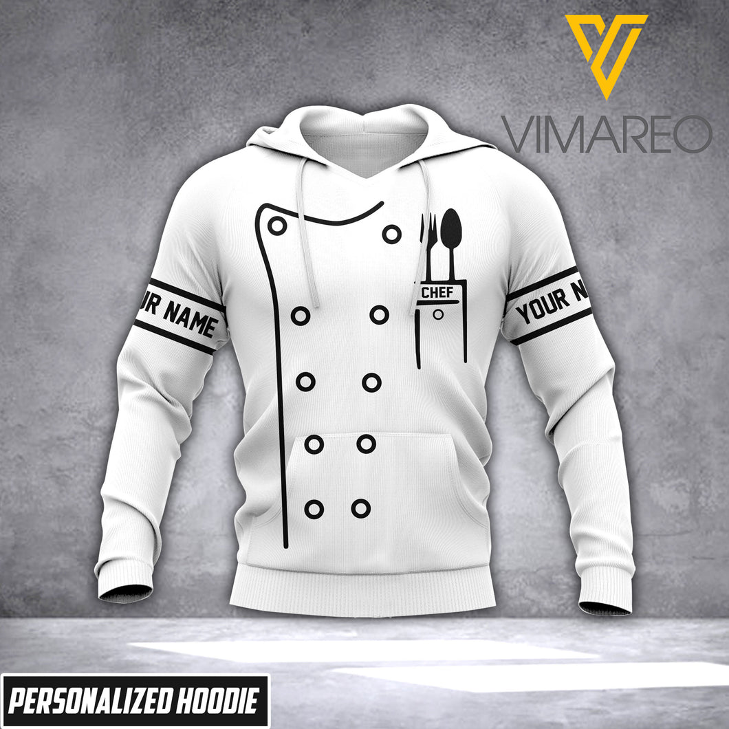 CHEF HOODIE 3D PRINTED NQA