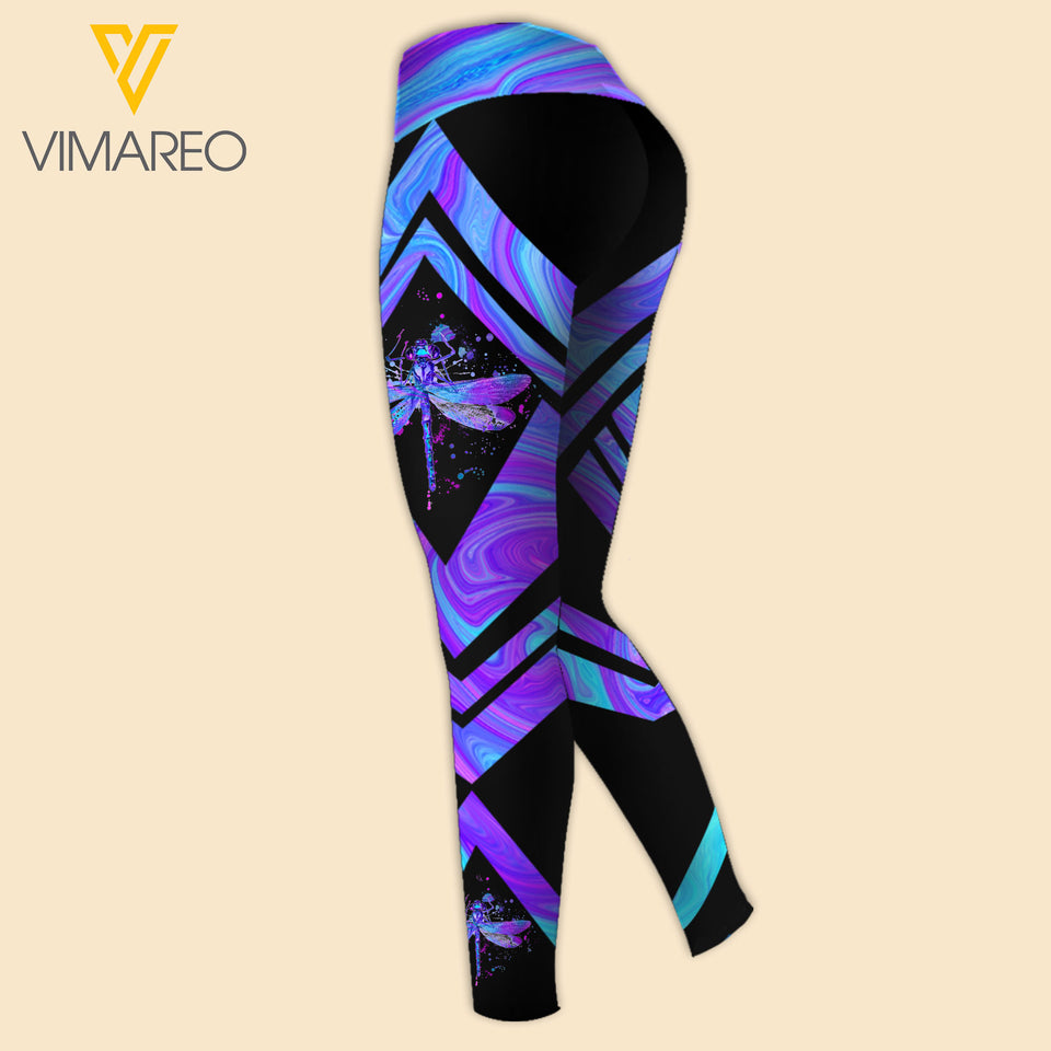 May Girl Criss-Cross Open Back Camisole Tank Top Legging TVMR