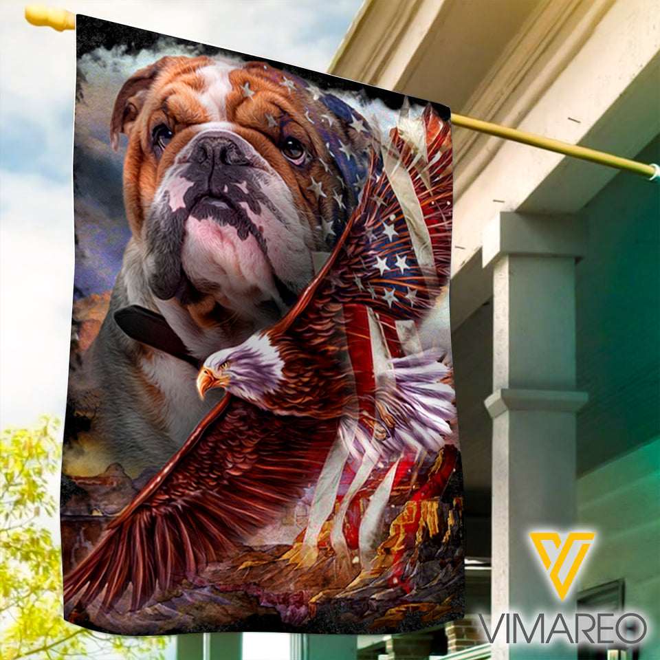 Bulldog Dog Flag
