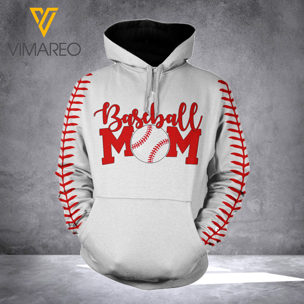 Baseball Mom HOODIE 3D PRINTED