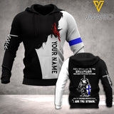 Blue Soldier-I am the storm HOODIE 3D PRINTED