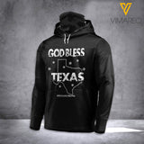 GOD BLESS TEXAS MASK HOODIE 3D PRINTED NQA