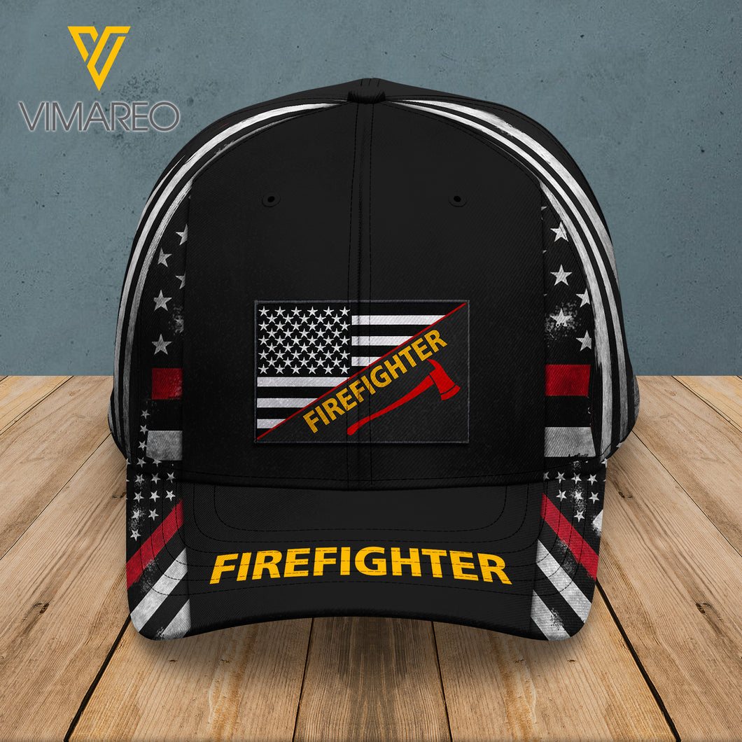 Firefighter Flag Peaked cap 3D NQA
