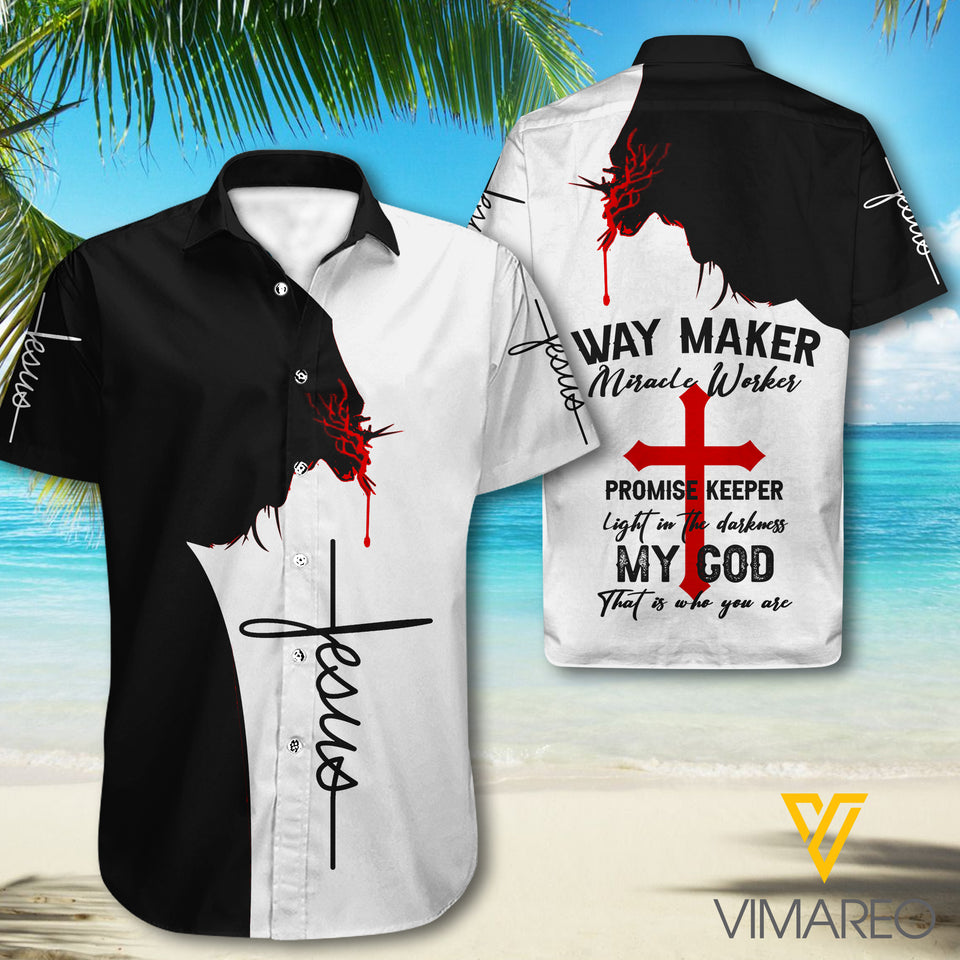 Christian 3d Printed Mens Shirt