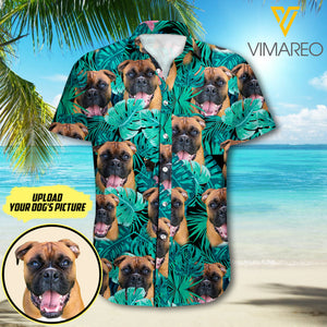 Personalized Dog trophical 3d Printed Hawai Shirt