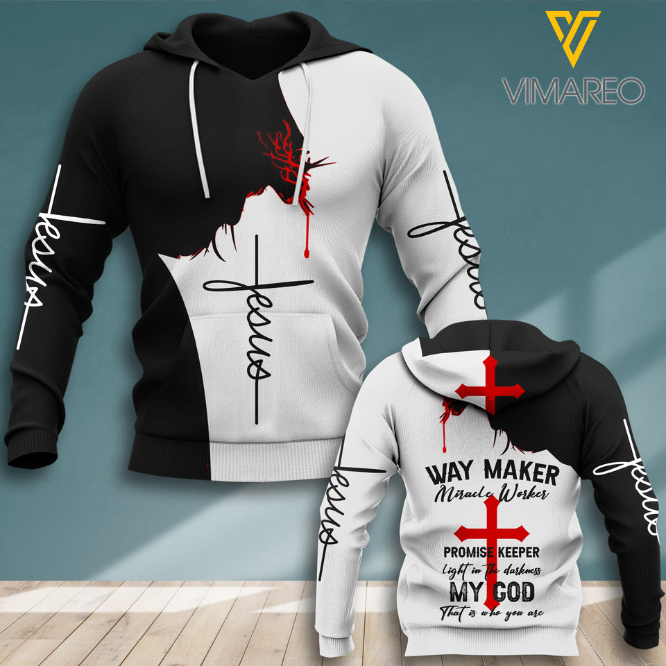 Christian 3d Printed Mens Shirt