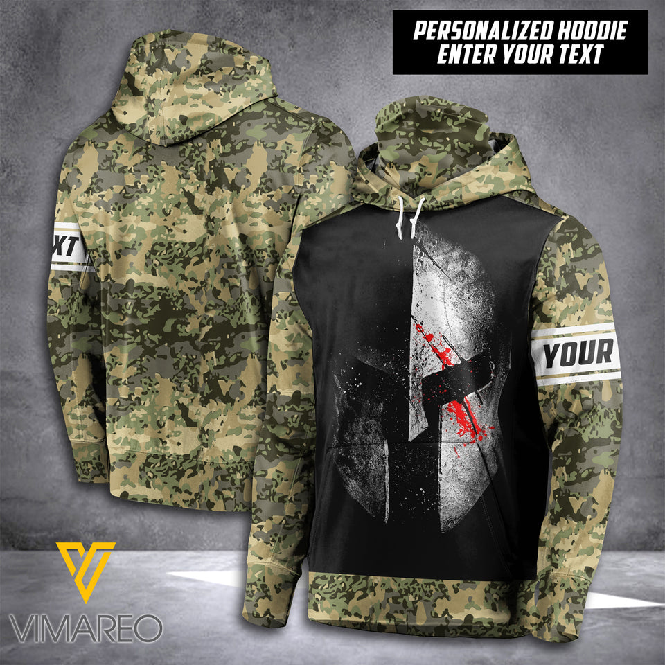 AUSTRIA CAMO PERSONALIZED MASK HOODIE 3D PRINTED NQA