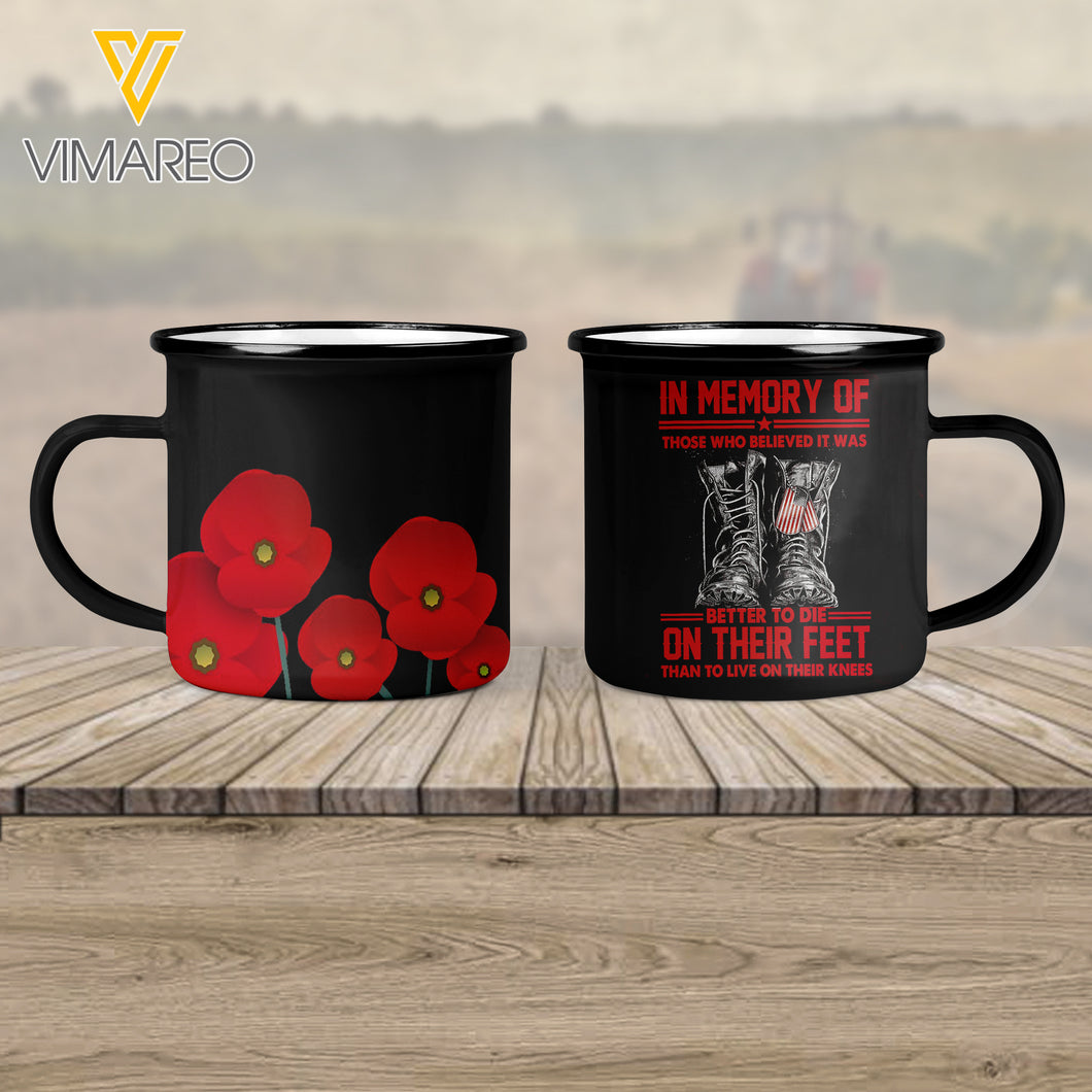 AMERICAN ARMY VETERANS IN MEMORY STEEL MUG 12OZ 3D PRINTED QTTN0811