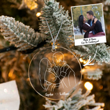 PERSONALIZED upload your image ORNAMENT QTDT0911