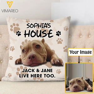 Personalized your image dog 3D seat Pillow