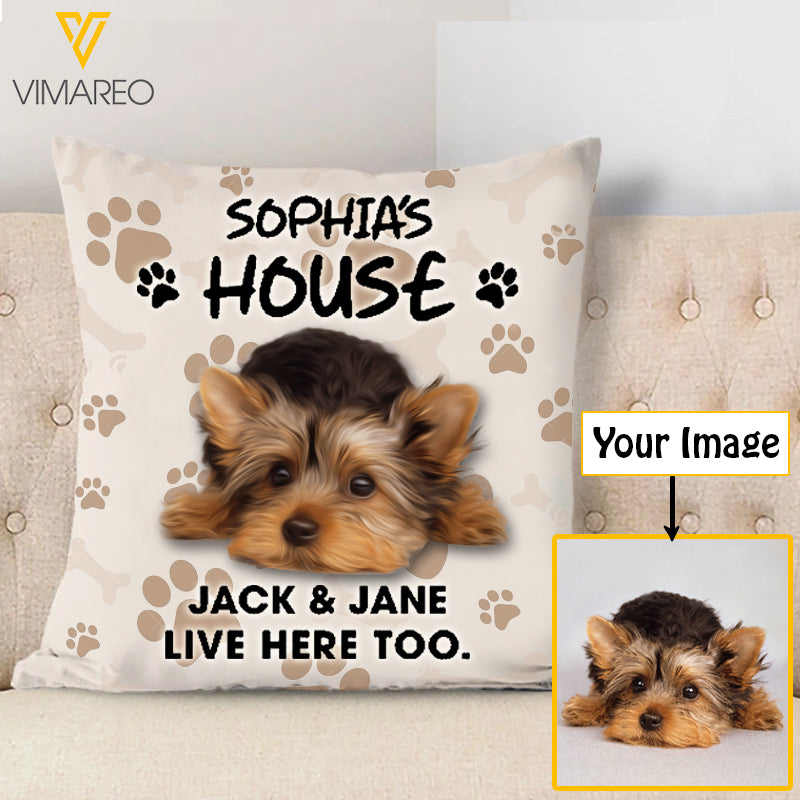 Personalized your image dog 3D seat Pillow