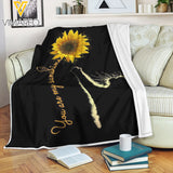 CAT SUNFLOWER QUILT BLANKET PRINTED QTDT2112