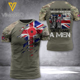 British army veterans-A Men TSHIRT/Hoodiel 3D PRINTED