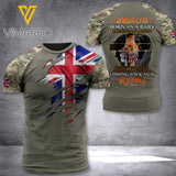 British army veterans-King TSHIRT/Hoodiel 3D PRINTED
