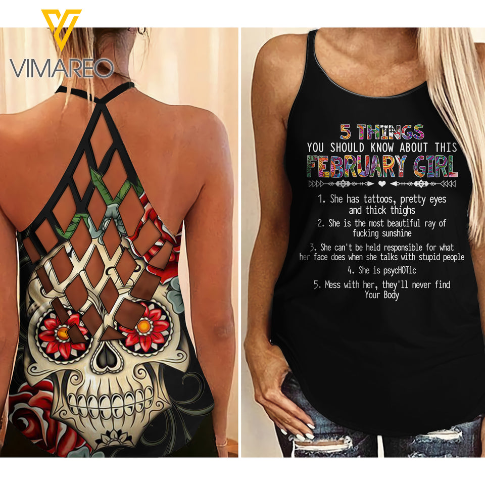 February Girl- 5 Things you should Know about-Criss-Cross Open Back Camisole Tank Top
