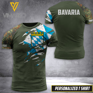 Customized Bavaria 3D Printed Shirt