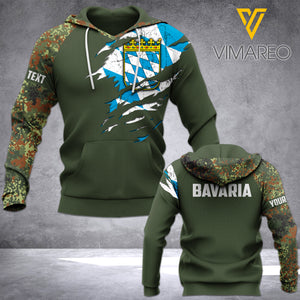 Customized Bavaria 3D Printed Shirt