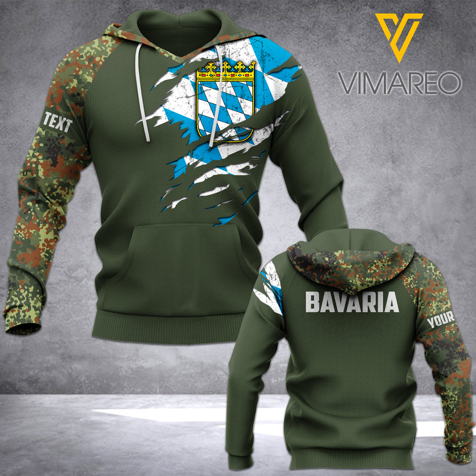Customized Bavaria 3D Printed Shirt