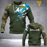 Customized Bavaria 3D Printed Shirt