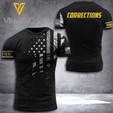 Corrections Soldier Customized 3D Printed Shirt GLD