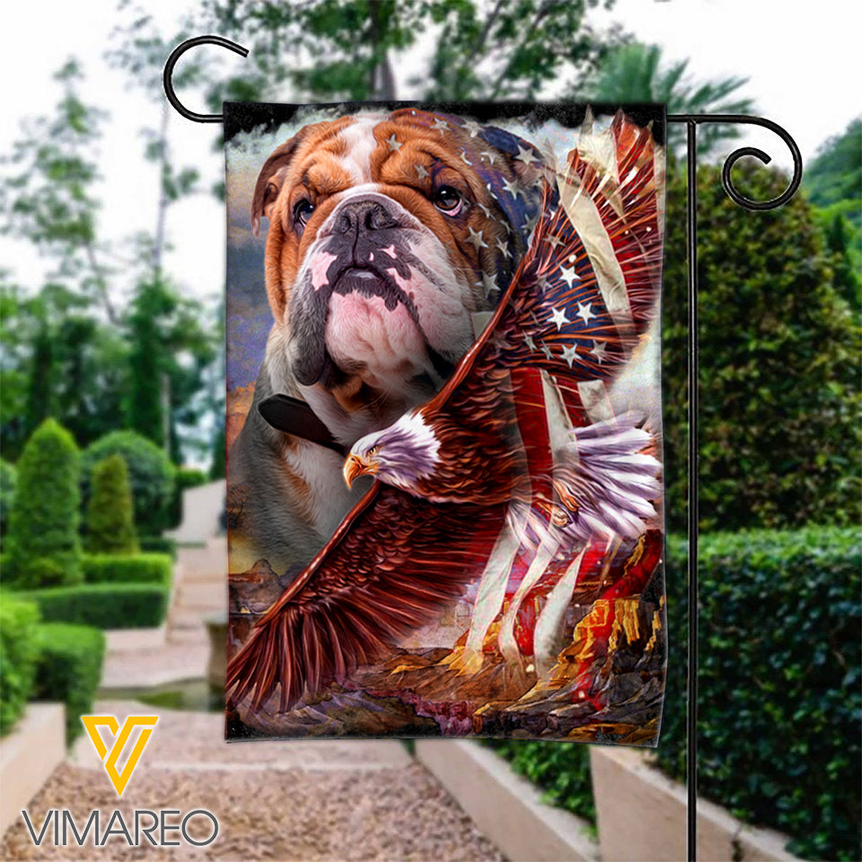 Bulldog Dog Flag