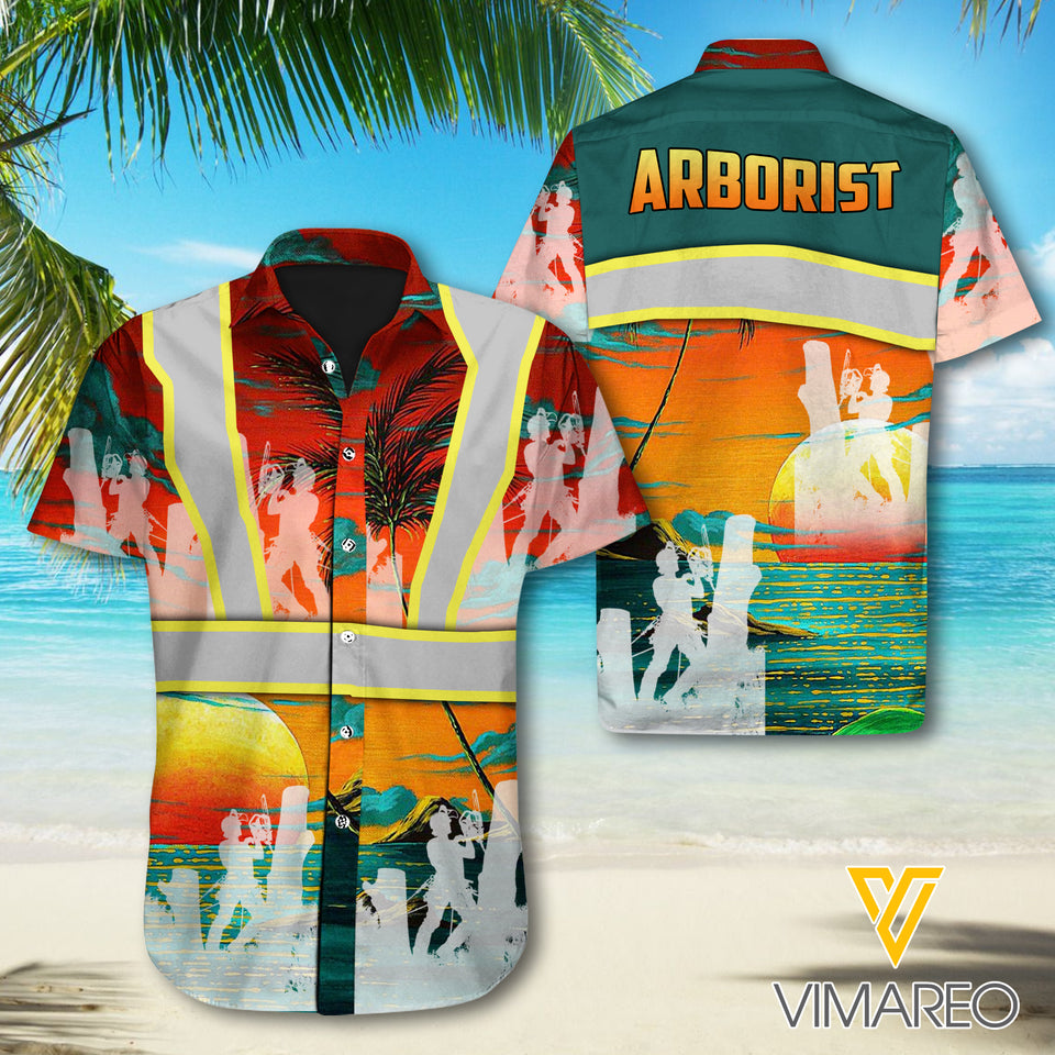 Arborist art 3d Printed Hawaii Shirt MQ