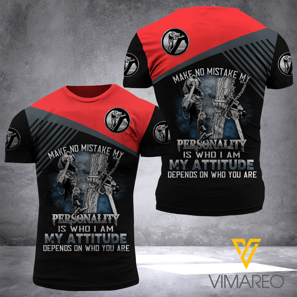 ARBORIST T SHIRT 3D PRINTED TMT MISTAKE