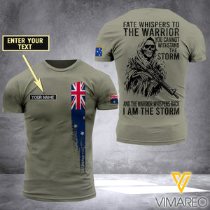 Customized Australia soldier 3D Printed Shirt EZA074
