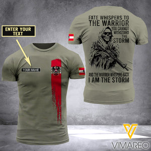 Customized Austrian Soldier Storm 3D Printed Combat Shirt EZA1204